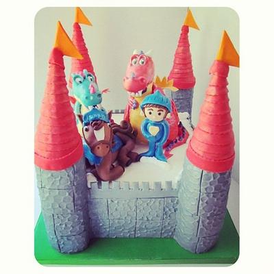 Mike the Knight 2nd Birthday Castle Cake - Cake by Denise Frenette 