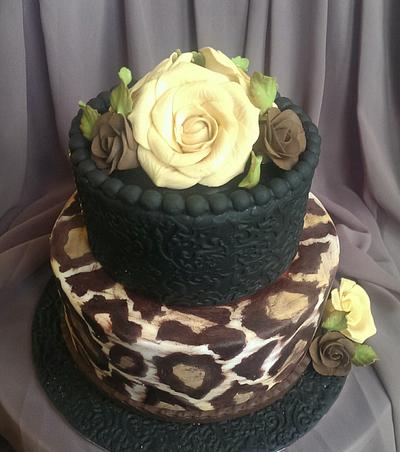 The art of leopard print  - Cake by Tracycakescreations