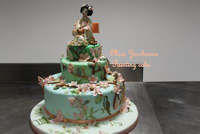 Spring in Japan  - Cake by Miss Zuccherina cake designer