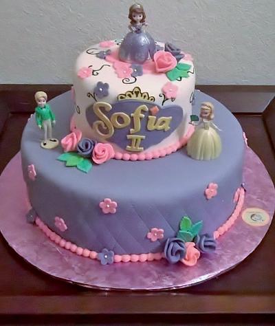 Sofia the first Cake - Cake by Luga Cakes