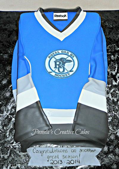 Hockey Jersey - Cake by Pamela Sampson Cakes