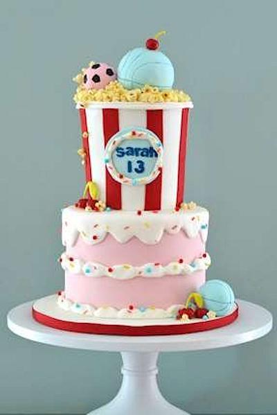 The Sugar Nursery's Popcorn Cake - Cake by The Sugar Nursery - Cake Shop & Imaginarium
