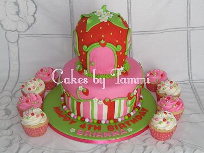 Strawberry Shortcake's House - Cake by Cakes by Tammi