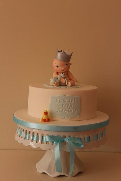 Single tier baby prince cake  - Cake by Tillymakes