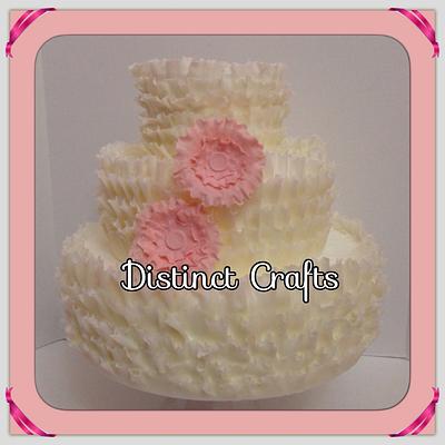 Three Tier Wedding Display Cake - Cake by Distinctcrafts
