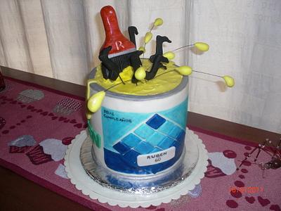 Painting can - Cake by TheCake by Mildred
