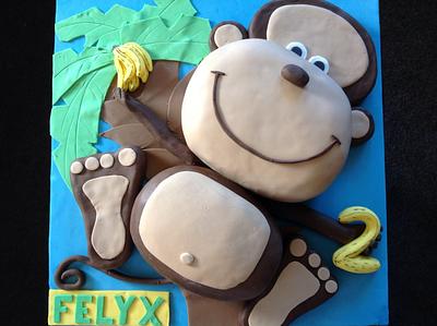 Monkey fun - Cake by The White house cakes 