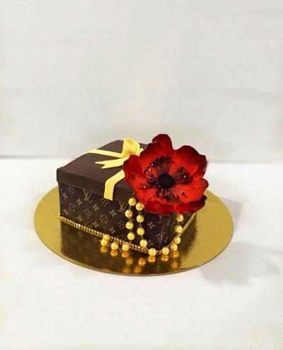 Lv Gift Box Cake - Cake by Signature Cake By Shweta