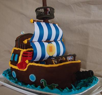 Jake and the Neverland Pirates - Cake by CandyCakesPreston
