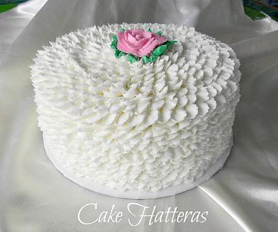 Mother's Day Butter Cream Ruffles - Cake by Donna Tokazowski- Cake Hatteras, Martinsburg WV