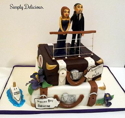 luggage cake - Cake by Simply Delicious Cakery