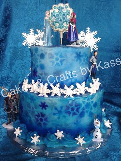Frozen!!! - Cake by Cakes & Crafts by Kass 