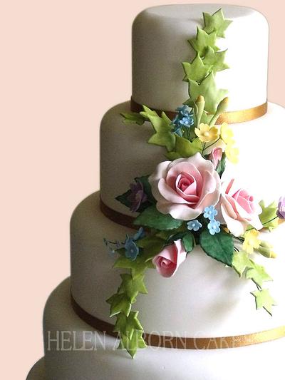 Spring wedding cake - Cake by Helen Alborn  