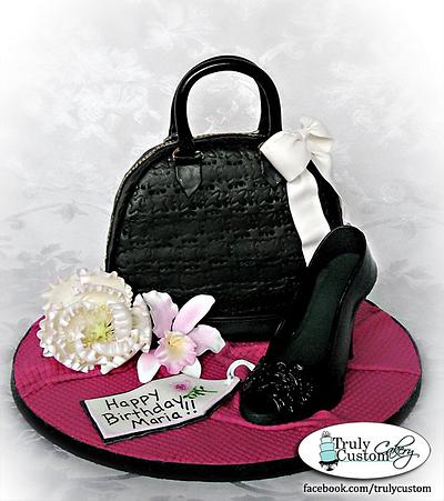Purse & Shoe Birthday Cake - Cake by TrulyCustom