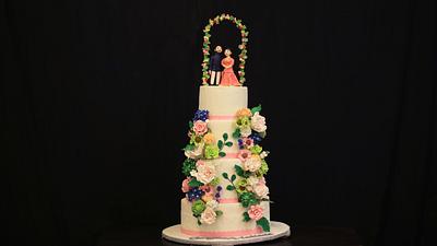 wedding cake - Cake by Caked India