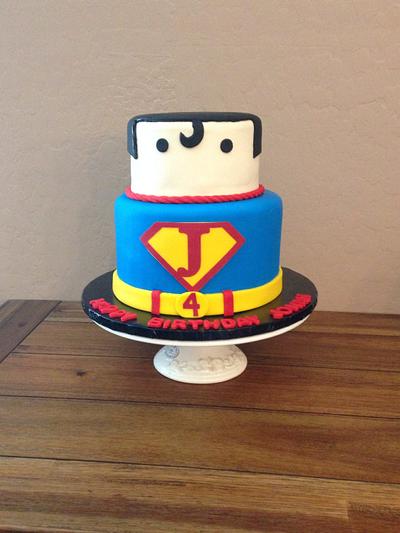 Superman! - Cake by BethScarlett