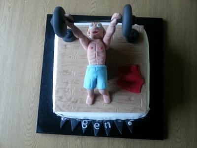 body building cake - Cake by Lyn 