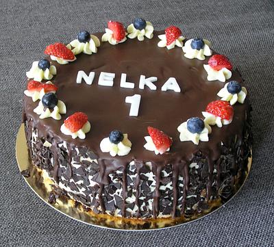 chocolate and fresh fruit - Cake by Anka