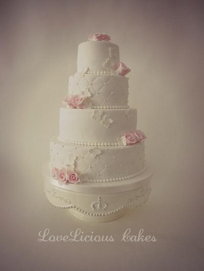 Wedding cake - Cake by loveliciouscakes