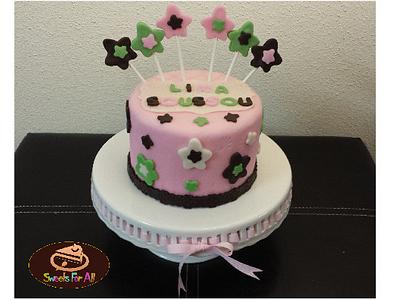 Star Flower Girl Cake - Cake by sweetsforall
