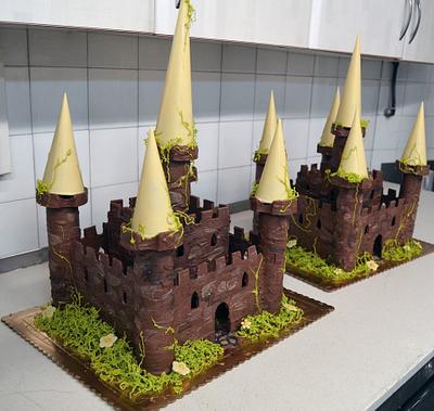 Choclate castles!!  - Cake by Daniel Diéguez