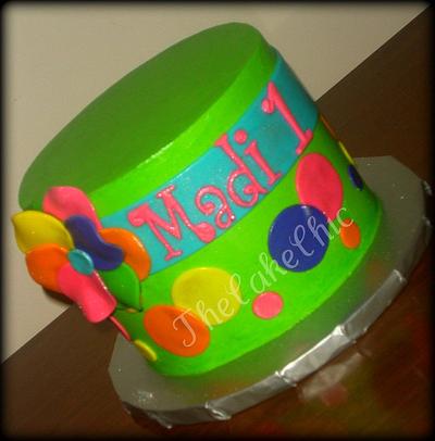 Bright Flower Cake - Cake by Misty