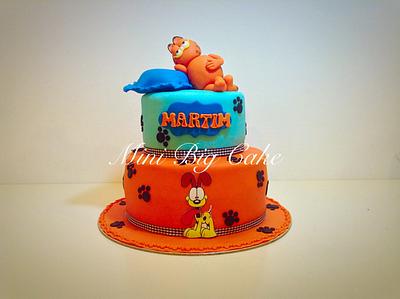 Garfield cake  - Cake by Minibigcake