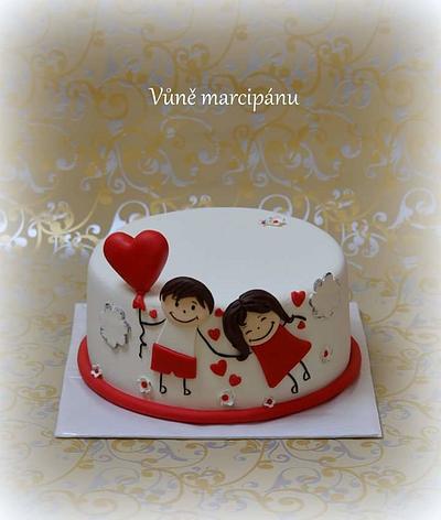 With love  - Cake by vunemarcipanu