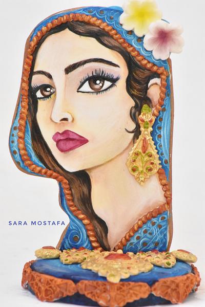 Pakistani lady - Cake by Sara mostafa