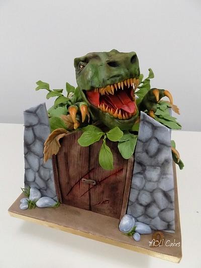 T-Rex - Cake by MOLI Cakes