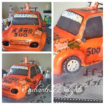 40th birthday cake Rally car  - Cake by Enchanted Delights - Estella Collins 