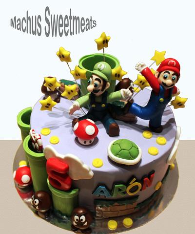 Super Mario cake - Cake by Machus sweetmeats