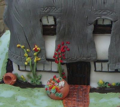 Beam Cottage Cake - Cake by Fifi's Cakes