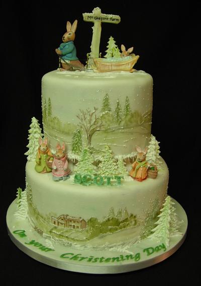 Peter Rabbit's Christmas. - Cake by Simply Cake's Ireland.