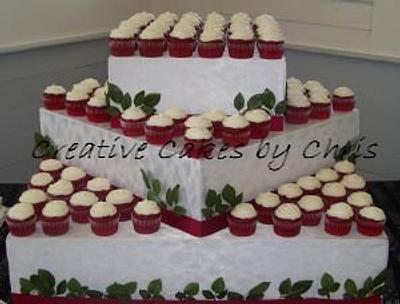 Cupcake Wedding - Cake by Creative Cakes by Chris