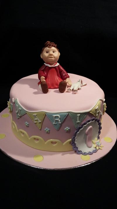 1st Birthday Cake - Cake by Cristina Arévalo- The Art Cake Experience