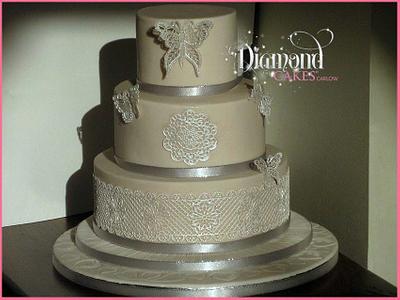 Wedding Cake 1 - Cake by DiamondCakesCarlow
