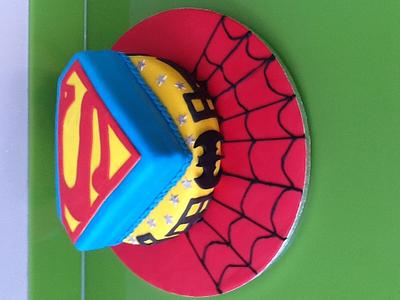 Super hero cake - Cake by Mrs Macs Cakes