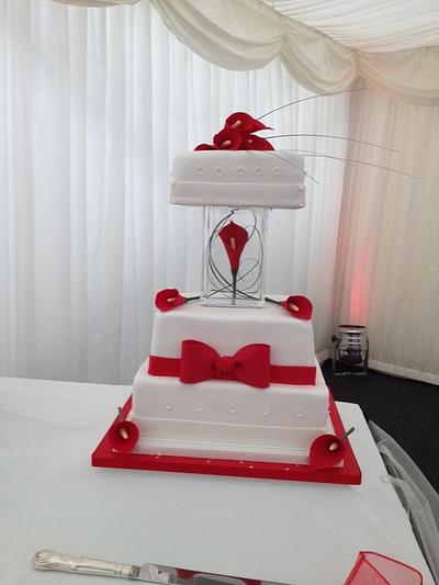 Carla Lilly wedding cake  - Cake by 2wheelbaker