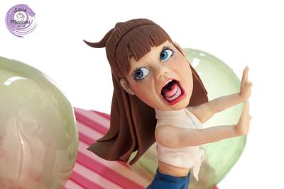 Bubble Bobble - ARCADE GAME COLLABORATION - Cake by Silvia Mancini Cake Art