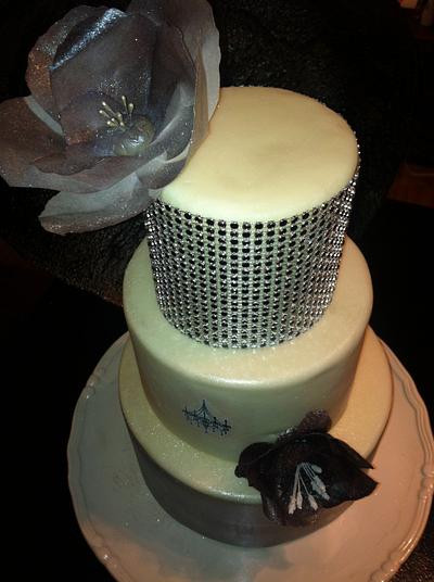 Wafer Paper and Bling - Cake by Bev821