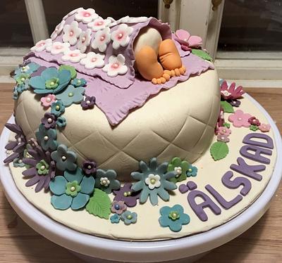 Baby shower cake - Cake by Kristine Svensson