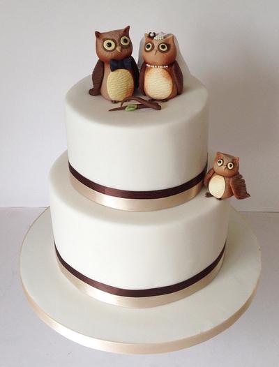 Little wise owls  - Cake by Happyhills Cakes