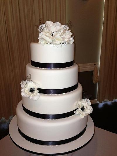 My Sons Wedding Cake - Cake by michele