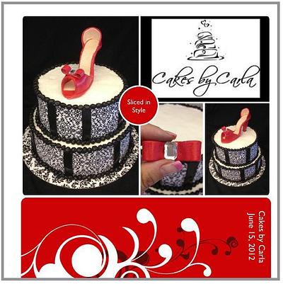 The Red Shoe Cake - Cake by cakesbycarla