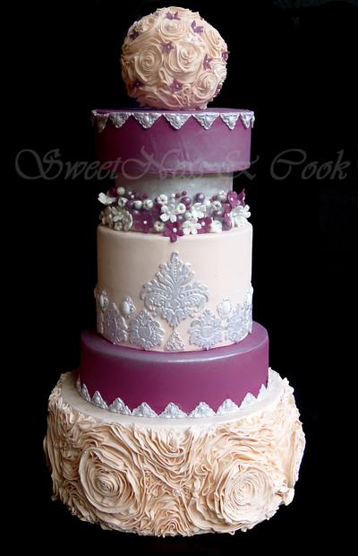 Romance prune fleurie - Cake by Ness (SweetNess & Cook)