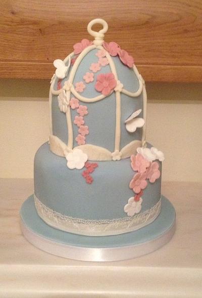 Birdcage cake - Cake by Rebecca Letchford