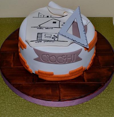 Architect Cake! - Cake by Tress Cupcakes