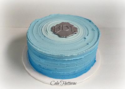 Blue Anniversary Cake - Cake by Donna Tokazowski- Cake Hatteras, Martinsburg WV