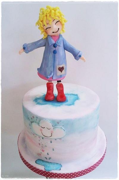 Dancing in puddles  - Cake by Time for Tiffin 